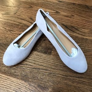 Violet & Red Light purple ballet flats NEW